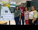 Nonata e os bibliotecácrios da UFMA, Dirlene Barros, Carlos Wellington Soares e Leoneide Martins Brito