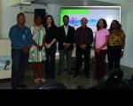 Juiz Paulo Fernando e servidora Amanda apresentaram o Programa TRT na Escola a gestores estaduais de educação