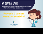 Setor de Saúde do TRT do Maranhão realiza campanha em prevenção ao Coronavírus