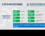 Em pouco mais de dois meses, Justiça do Trabalho no Maranhão já produziu mais de 157 mil atos processuais em teletrabalho 