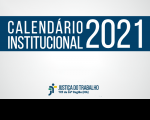 Calendário Institucional 2021.