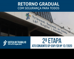 Banner do Retorno Gradual 2ª Etapa.