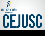 Imagem com marca do TRT com logomarca do TRT e o nome CEJUSC