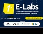 Imagem com o nome E-Labs e marcas dos realizadores