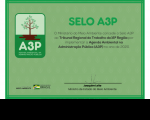 Imagem referente à notícia sobre o Selo Verde A3P concedido ao TRT do Maranhão pelo Ministério do Meio Ambiente