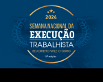 Arte com fundo azul escuro. Ao centro, vê-se círculo dourado com o nome e o slogan do evento, ladeados por cora de louros, remetendo à ideia das Olimpíadas.