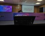 Imagens da servidora Daiane Santos - chefe da Divisão de Polícia Judicial do TRT16 , durante palestra na sede do CNJ no Primeiro Encontro Nacional da Mulher Policial Judicial em Brasília